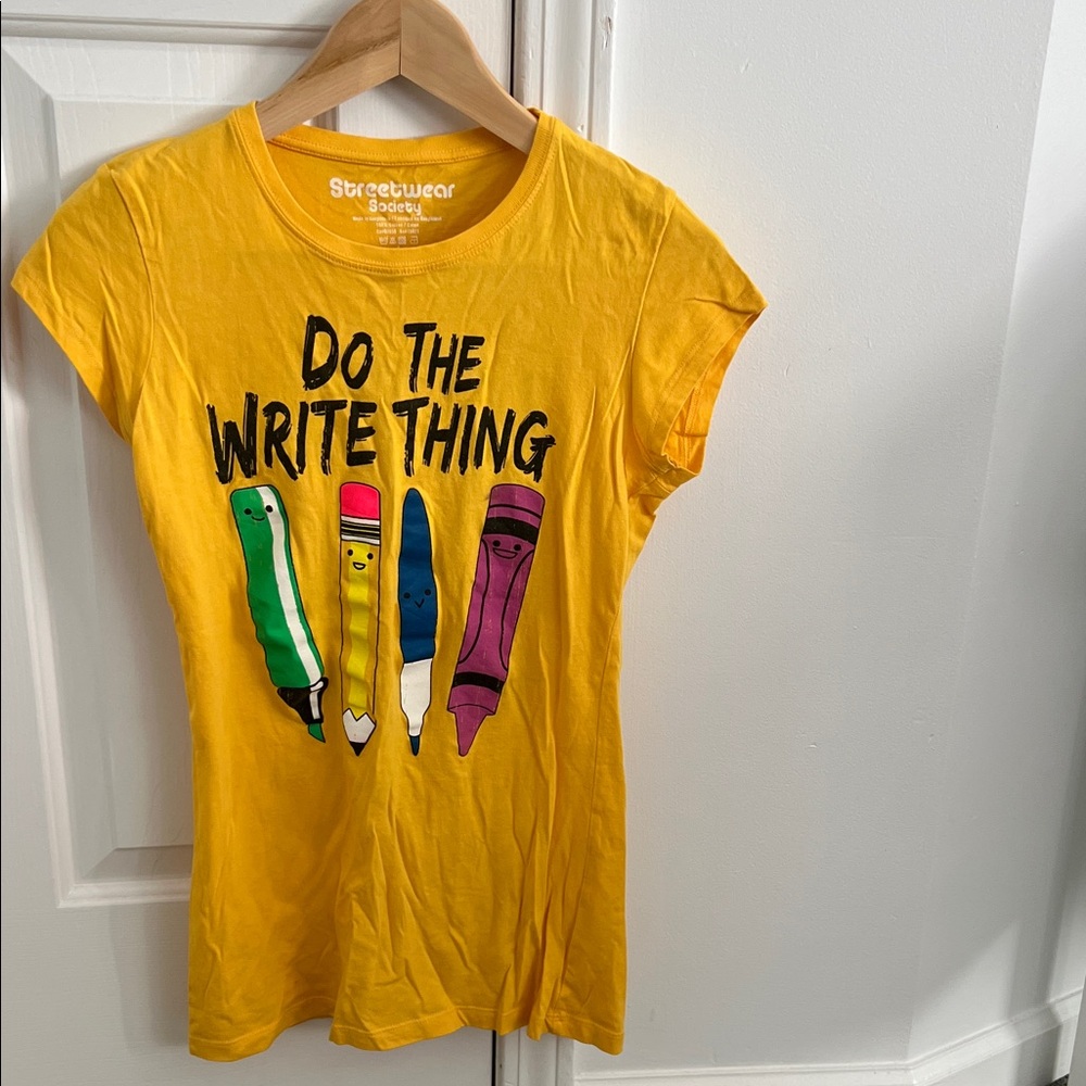 Streetwear Society Yellow Graphic Kids Tee